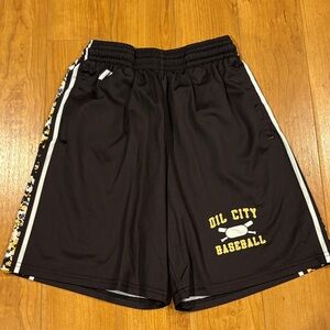 Oil City Baseball Black Athletic Shorts